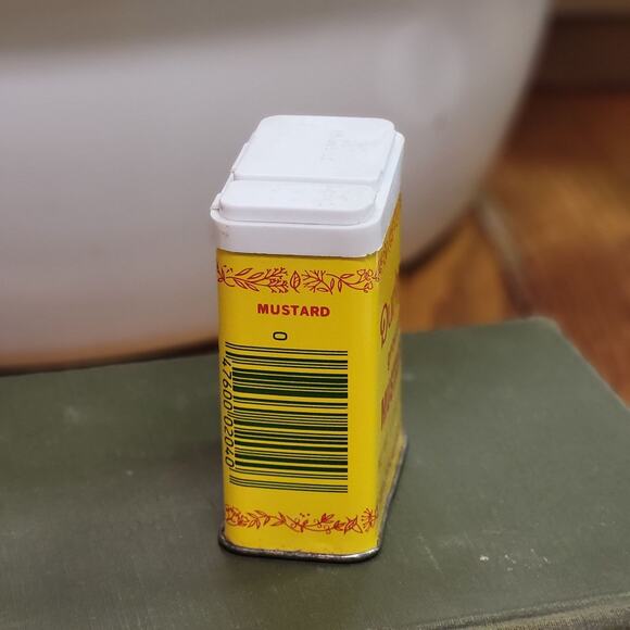 DURKEE Ground MUSTARD 70's Collectible Metal Tin - Picture 4 of 7